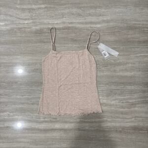 Negative whipped cami in sand